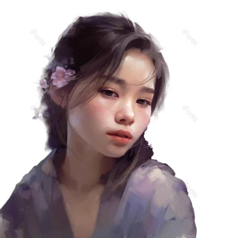 油画图片,水彩画元素,漫画PNG,免抠素材